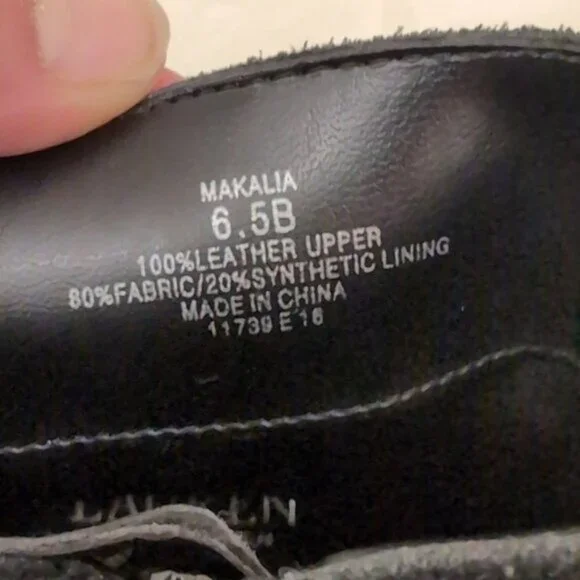 Ralph Lauren Leather Makaila Boots 6.5B - Picture 9 of 9